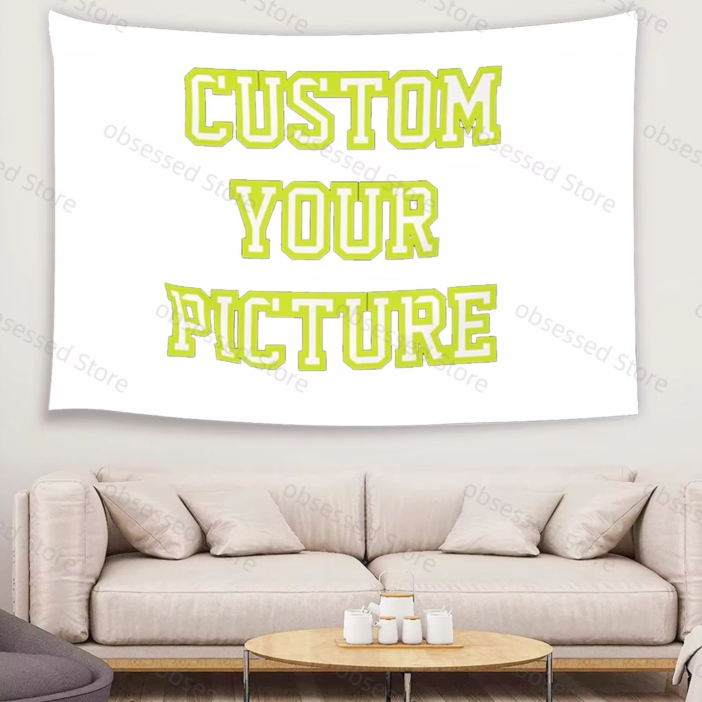 Home Textiles Usa - Maßgeschneiderter Wandteppichdruck für Ihre Bilder, Wanddekoration