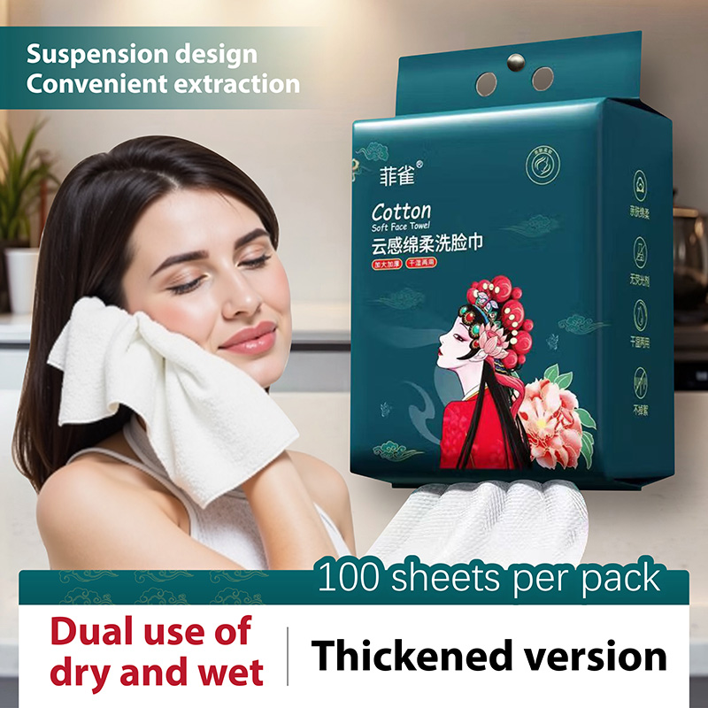 Home Textiles Face Towel - Verdicktes und vergrößertes hängendes Gesichtshandtuch, Einweg-Gesichtshandtuch,