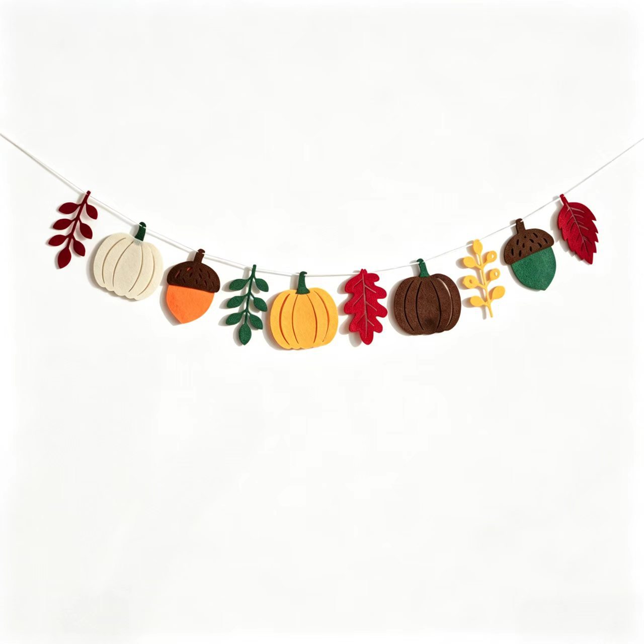 Herbstliche Kürbisblätter-Flag – Home Textiles & Decorations Bewertung und Preis