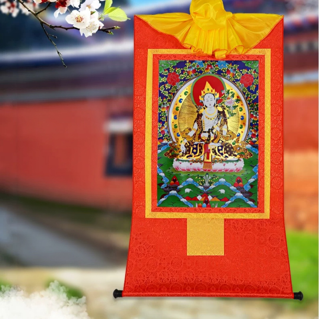Weiße Tara Buddha Thangka, ver – Home Textiles & Decorations Bewertung und Preis