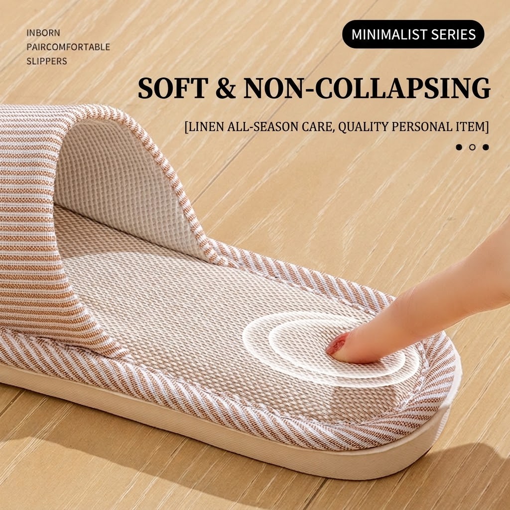 Atmungsaktive Leinen-Hausschuh – Home Textile Bewertung und Preis