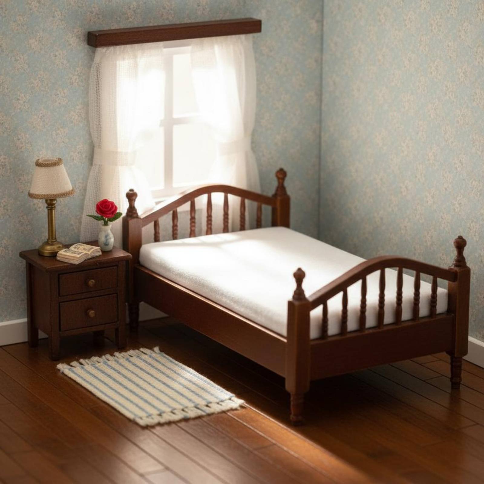 Bett im Maßstab 1:12, Textilbe – Home Textiles Usa Bewertung und Preis